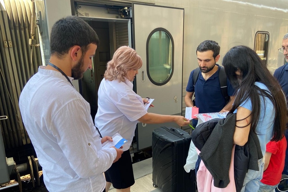 “South Caucasus Railways” launched the international voyage Yerevan-Batumi-Yerevan
