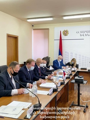 ՏԿԵ նախարարի տեղակալ Արմեն Սիմոնյանն ընդունել է «Ռուսական երկաթուղիներ» ՓԲԸ գլխավոր տնօրենի տեղակալ Վյաչեսլավ Պավլովսկիի