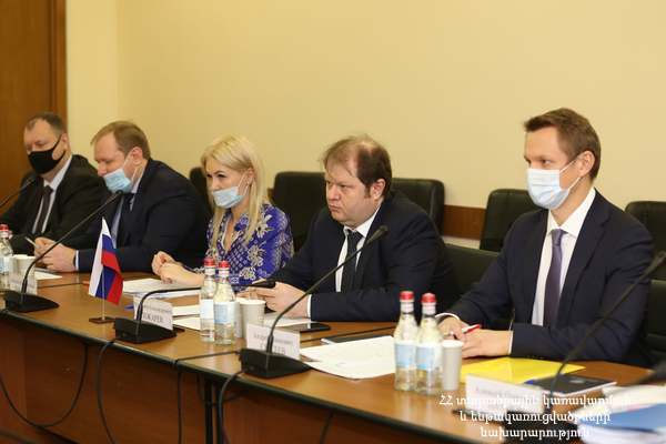 ՏԿԵ նախարարը ընդունել է ՌԴ տրանսպորտի նախարարի տեղակալի գլխավորած պատվիրակությունը