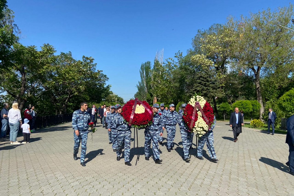 The South Caucasus Railway CJSC staff honored the memory of railway soldiers
