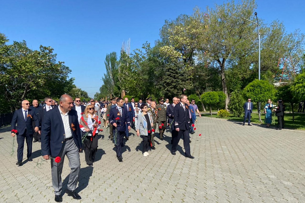 The South Caucasus Railway CJSC staff honored the memory of railway soldiers