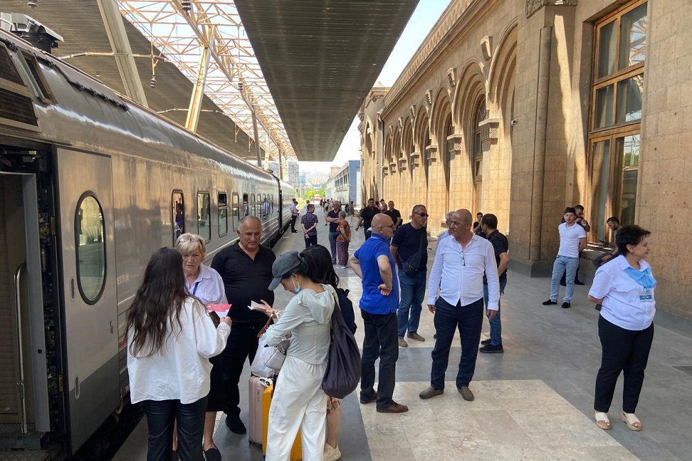 “South Caucasus Railways” launched the international voyage Yerevan-Batumi-Yerevan