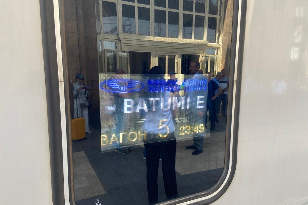 “South Caucasus Railways” launched the international voyage Yerevan-Batumi-Yerevan