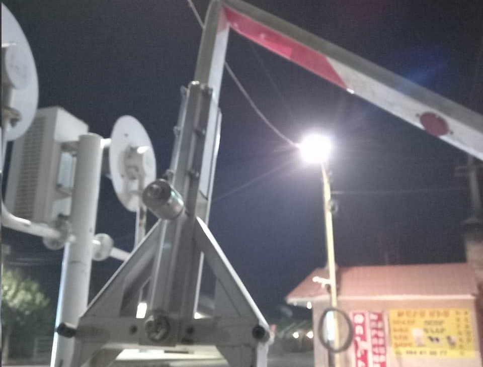 Столкновение на переезде через железнодорожные пути в городе Арарат