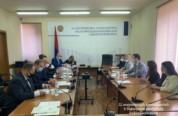 ՏԿԵ նախարարի տեղակալ Արմեն Սիմոնյանն ընդունել է «Ռուսական երկաթուղիներ» ՓԲԸ գլխավոր տնօրենի տեղակալ Վյաչեսլավ Պավլովսկիի