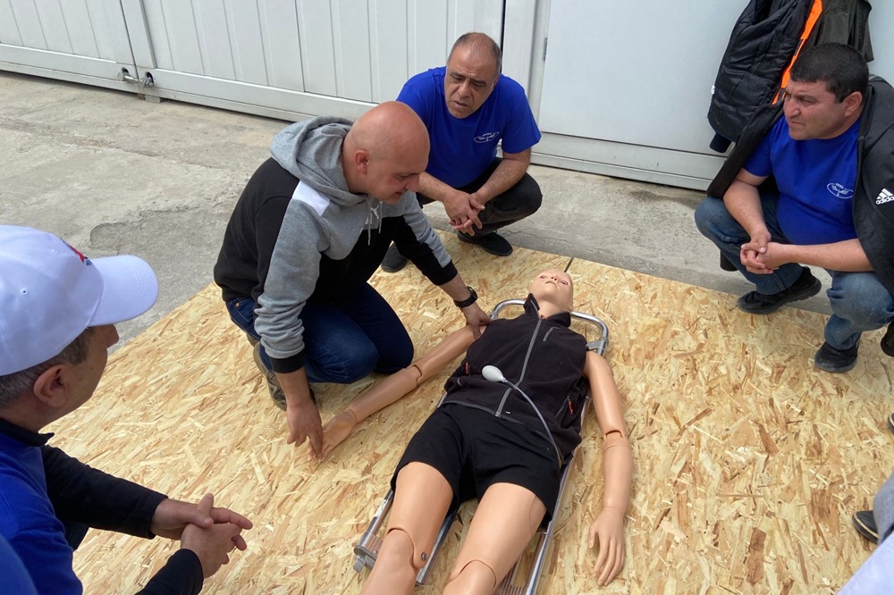 South Caucasus Railway employees attended a first aid master class
